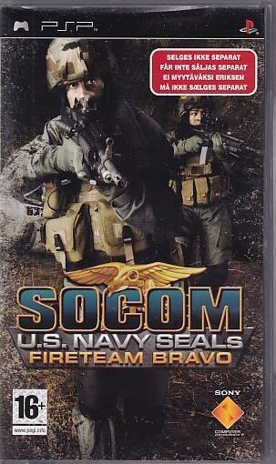 SOCOM U.S.Navy SEALs Fireteam Bravo - PSP (B Grade) (Genbrug)
